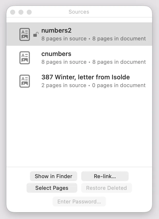 Screenshot of the Sources Panel